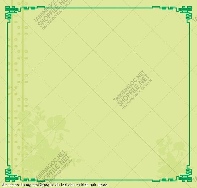 file vector khung nen trang tri du loai chu va hinh anh 